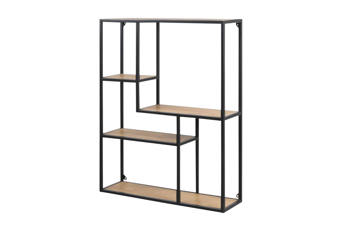 Design-Regal Seaford Eiche 75 x 91 cm