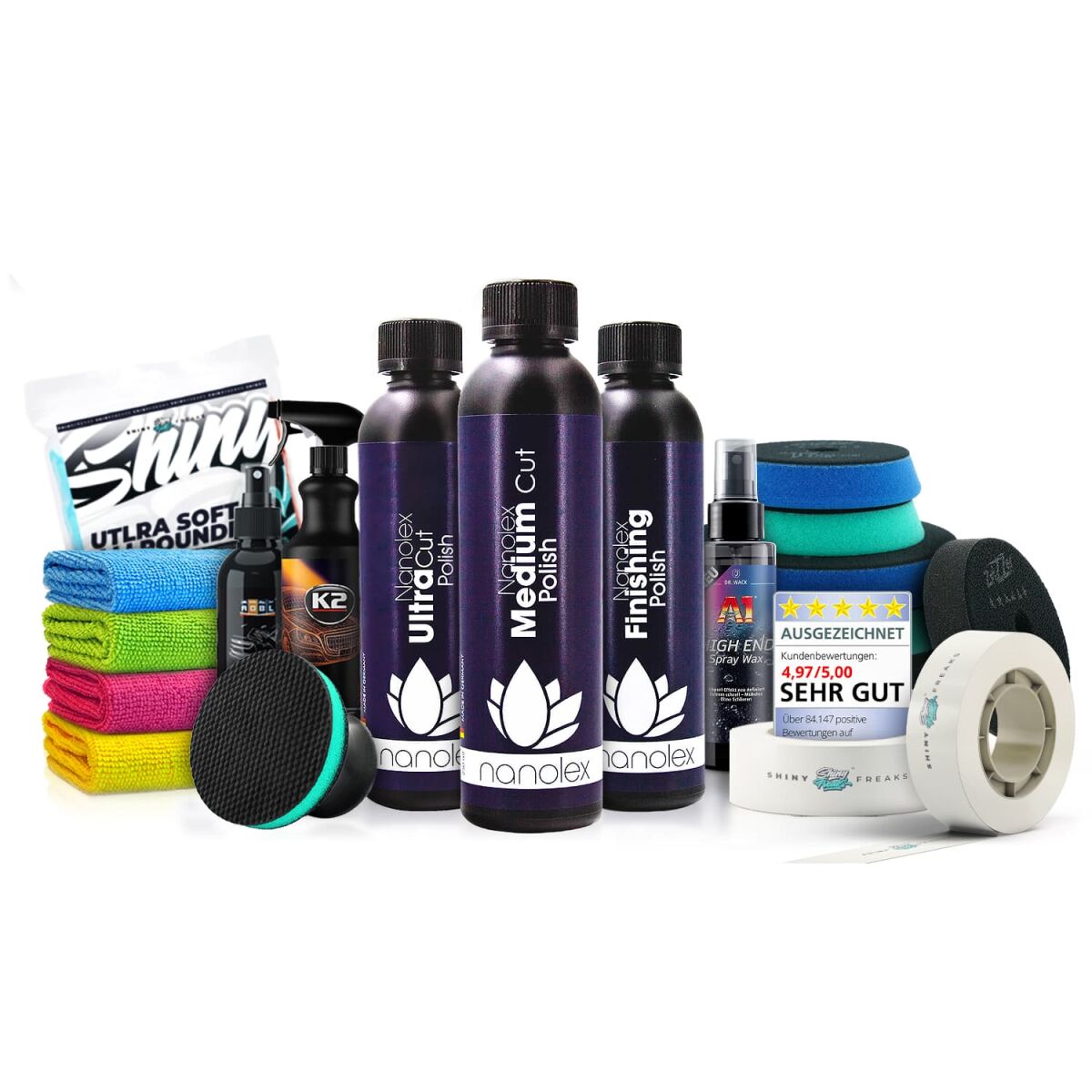 Nanolex Politur Sets DELUXE 250ml