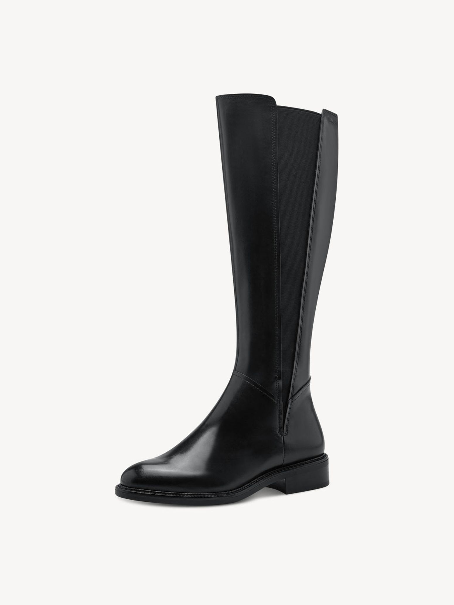 Bottes en cuir - noir