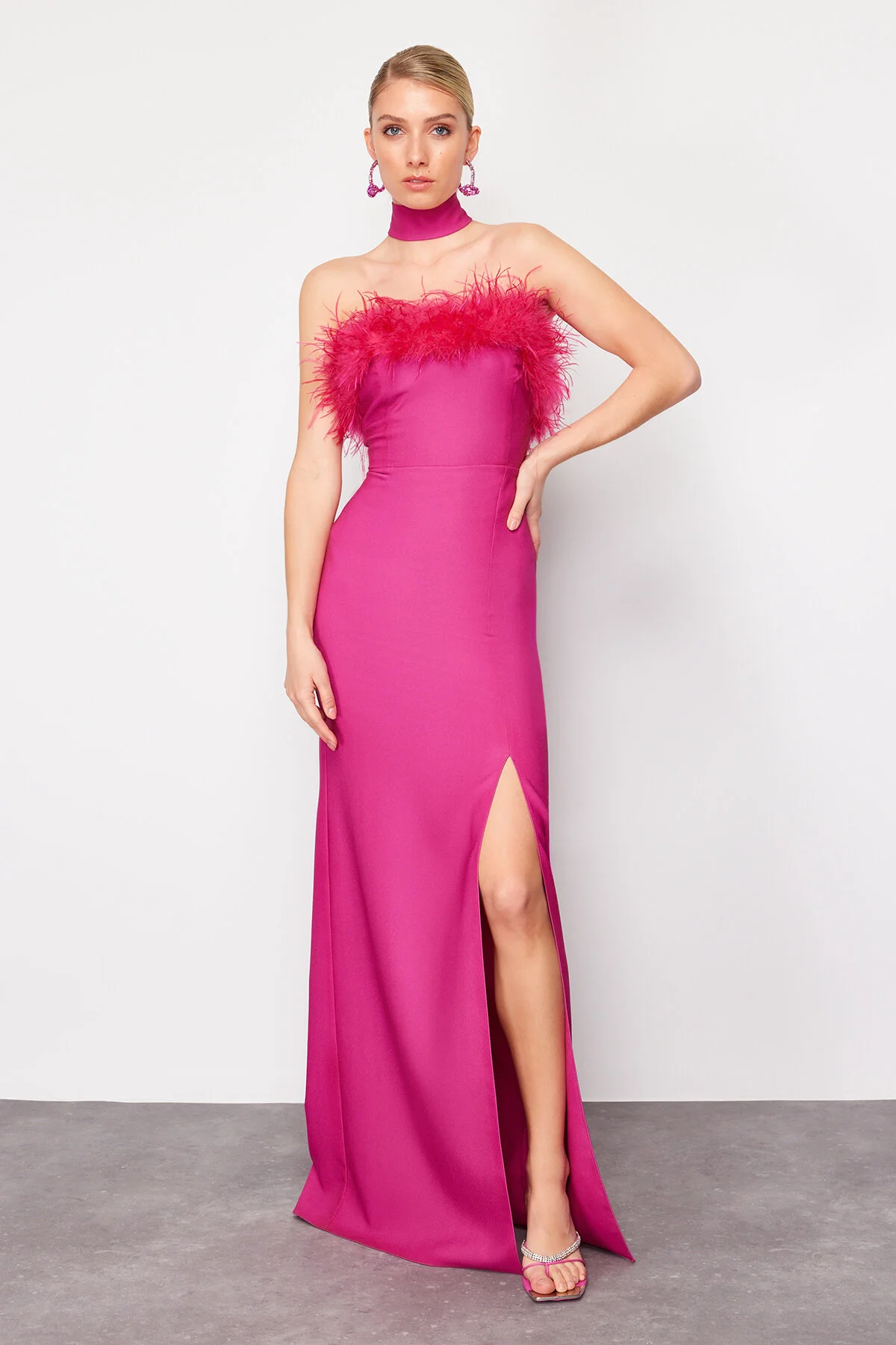 Trendyol Collection  Abendkleid & Abschlusskleid - Rosa - Shift