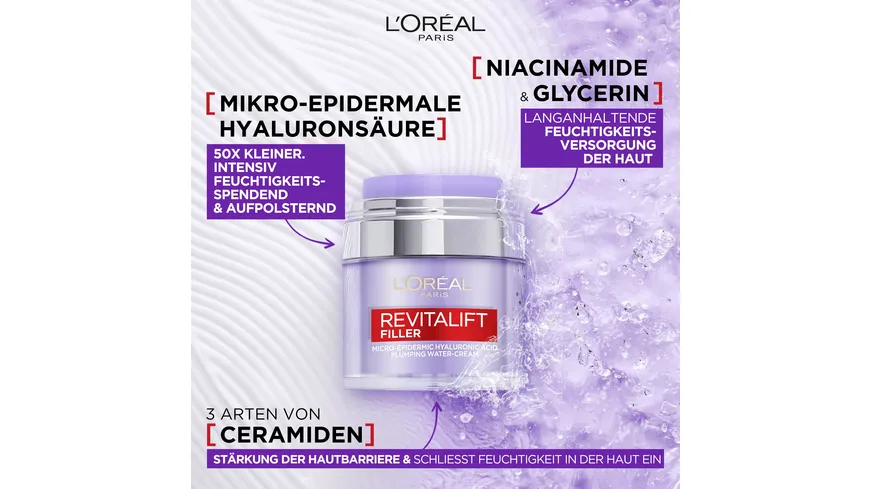 L'Oréal Revitalift Filler Anti-Ageing Creme 50 ml
