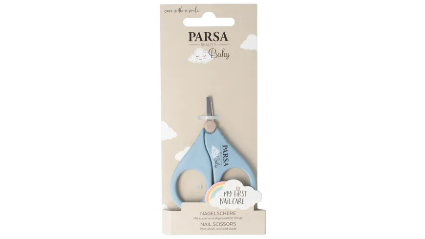 PARSA Beauty Baby Nagelschere Blau