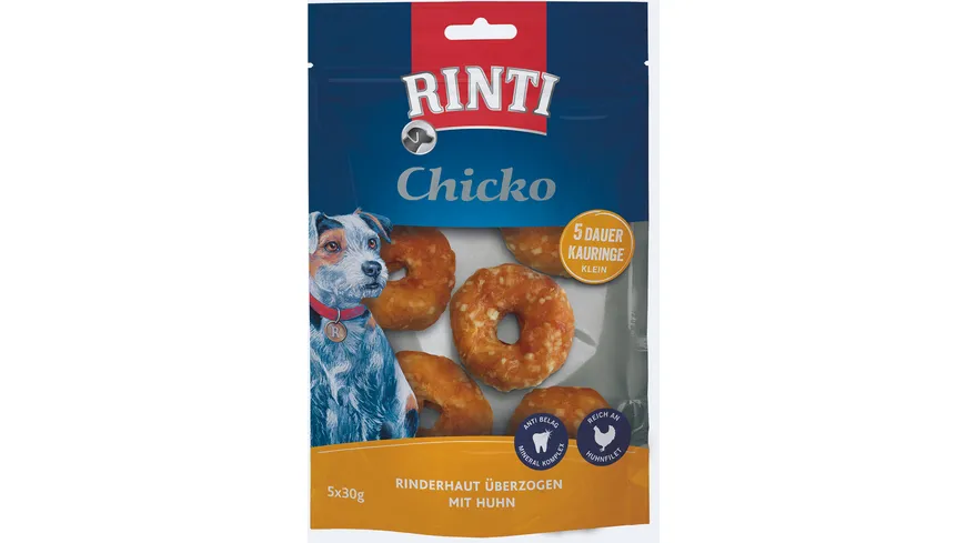 RINTI Hundesnack Chicko Classic Kauringe 150 g
