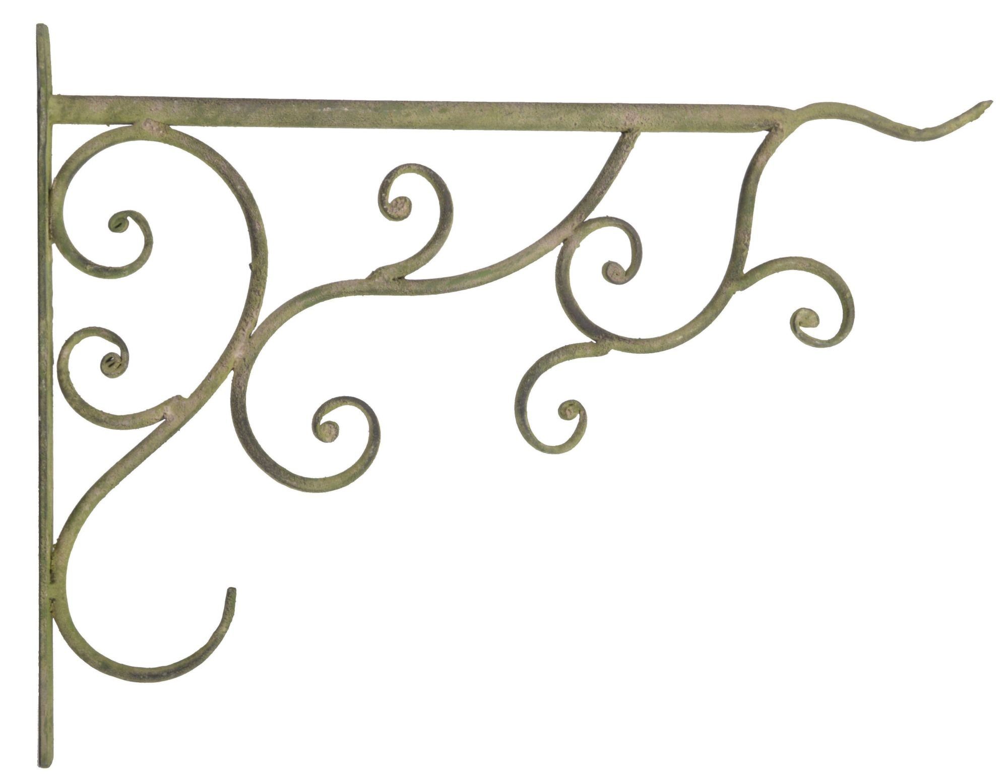 Esschert Design BV Wandhaken Aged Metal, (1-St), Haken aus veraltetem Metall, Maße 34.5 x 2.2 x 26.3 cm