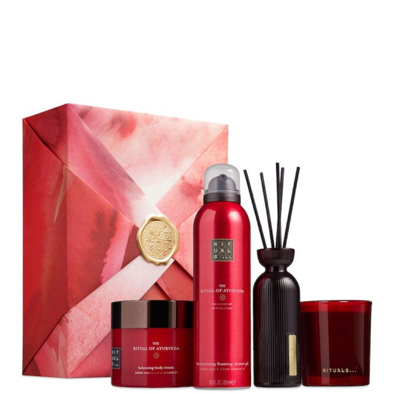 Rituals The Ritual of Ayurveda Coffret L - Mousse de Douche 200 ml + 3 Produits