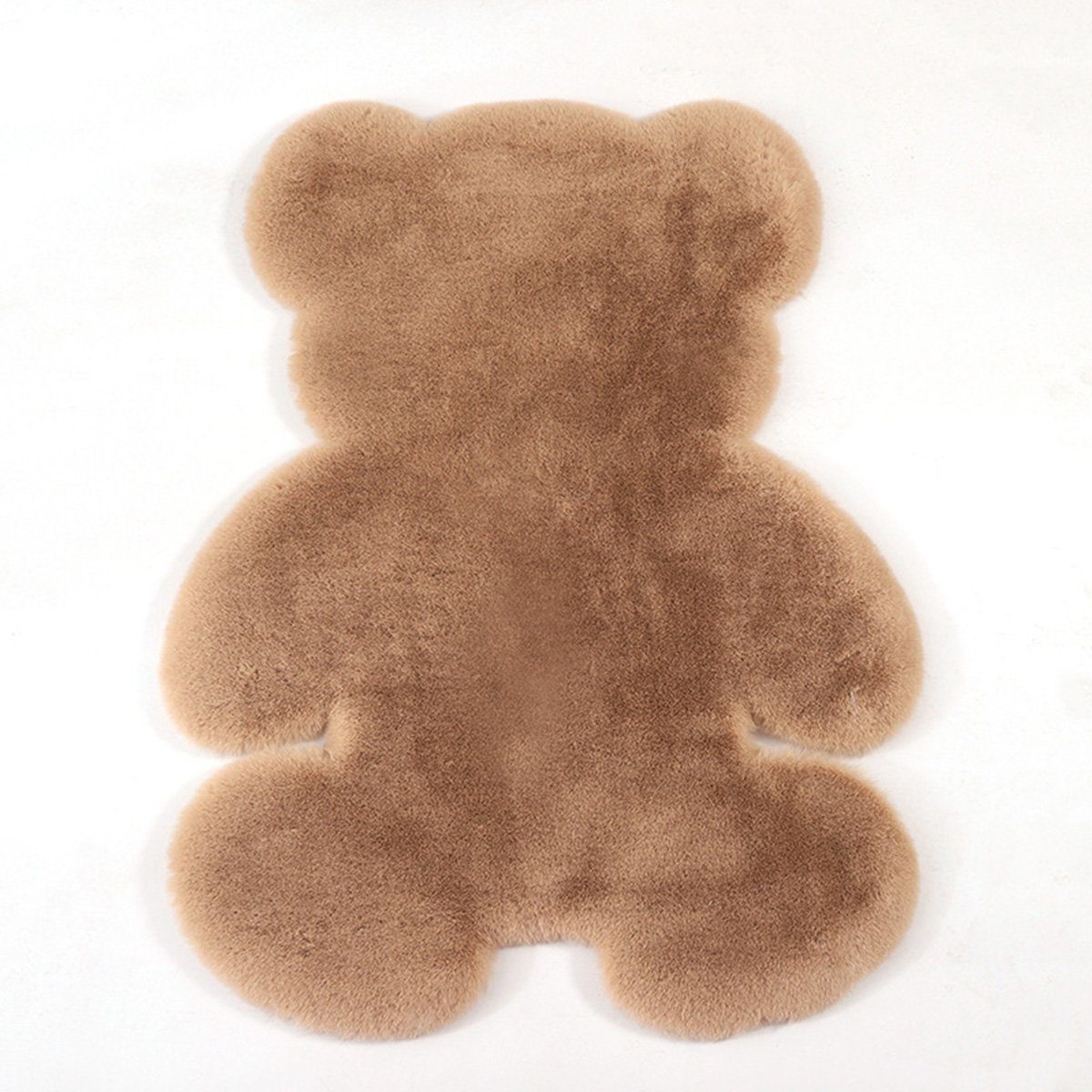 Fellteppich Kunstfell Schaffell Imitat Lammfell, meeteu, 60cm*80cm, Kunstfell, Fellform, weiche Teppiche, Schlafzimmer, Wohnzimmer