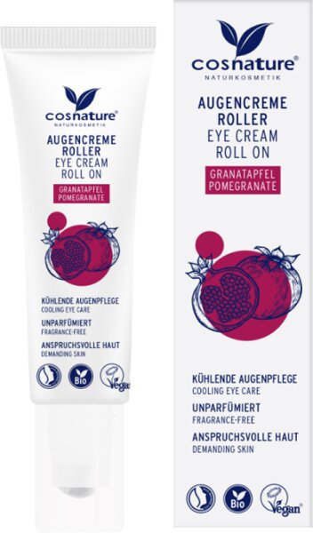 Cosnature Granatapfel Eye Cream Roll On Augencreme