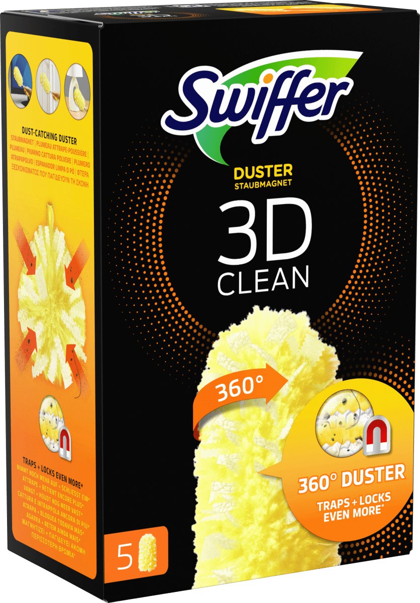 Staubwedelbezüge Staubmagnet 3D Clean Nachfüllpack, 5 St