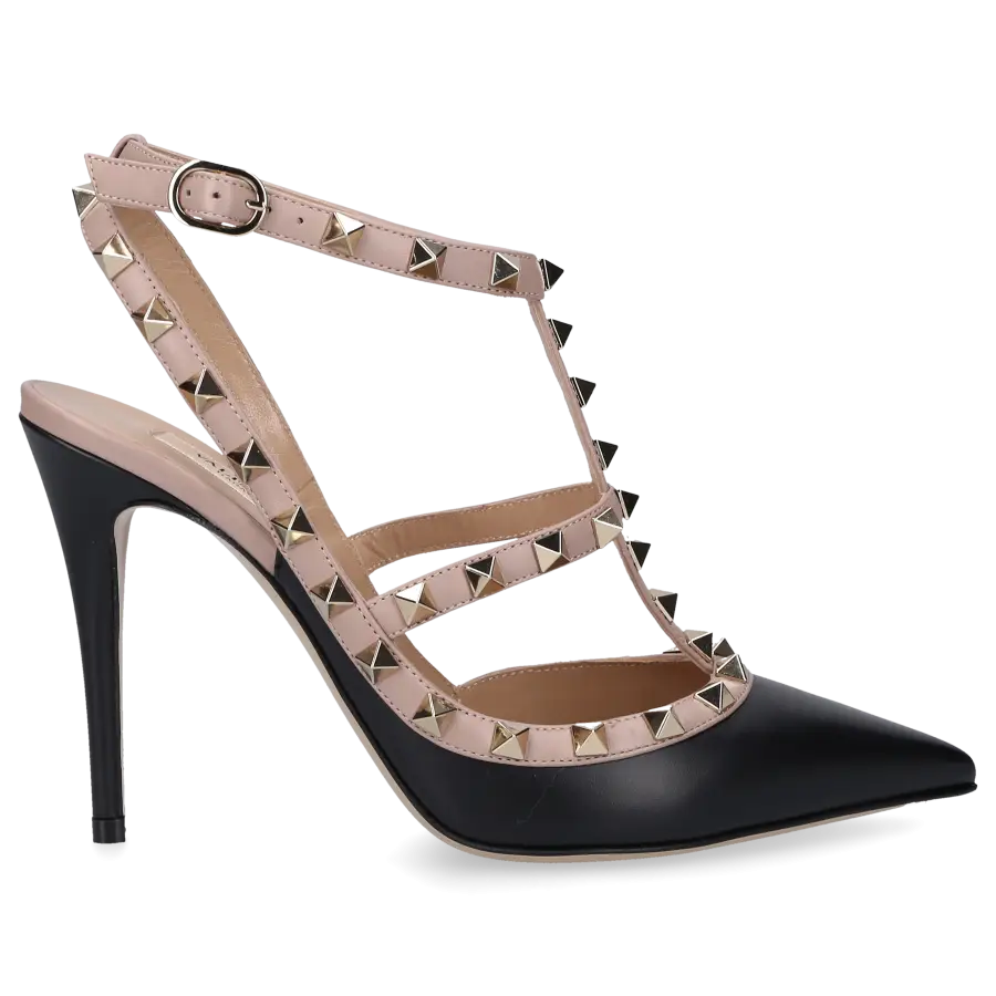 Valentino Garavani - Pumps ROCKSTUD Kalbsleder - schwarz