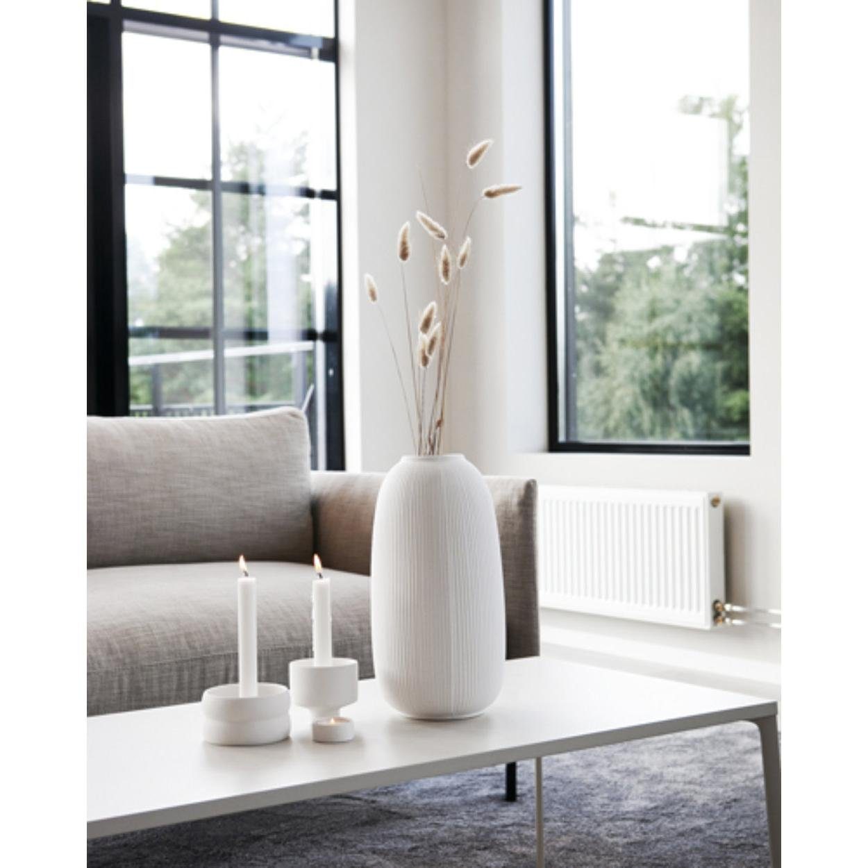 Storefactory Dekovase Vase Åby Weiß XL (17x35cm)