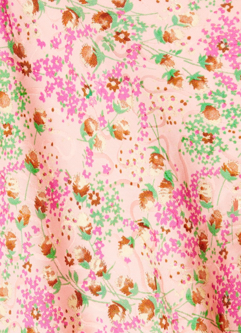LKBennett Lois midi dress in silk blend with floral print