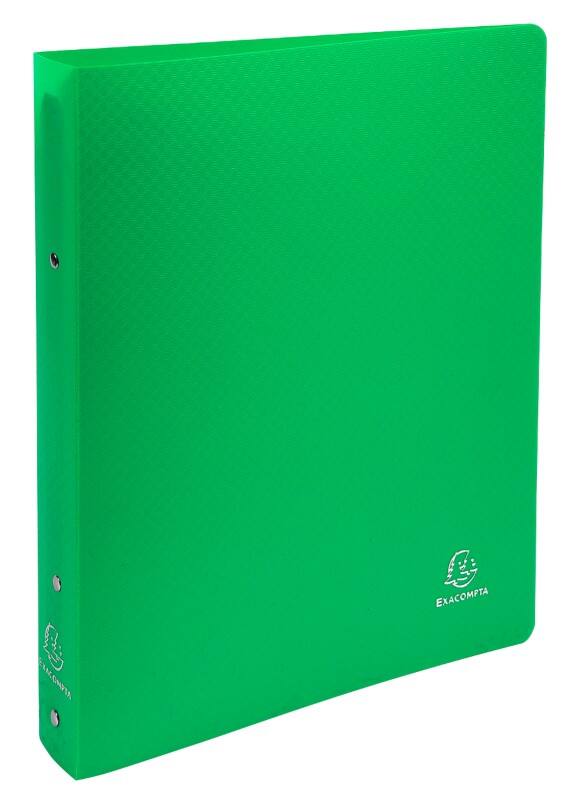 Exacompta Ringbuch 2 Ringe Polypropylen A4 Maxi Hellgrün 15 Stück
