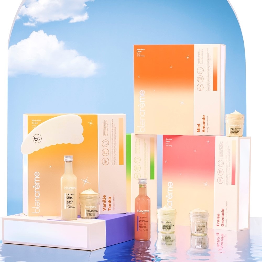 Blancreme Coffret Gua Sha Fraise Grenade Edition Limitée Noël 2023 Soins Corps