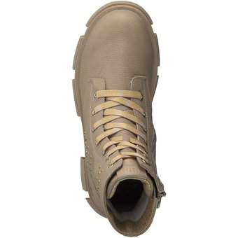 Mustang Schnür Boots in beige