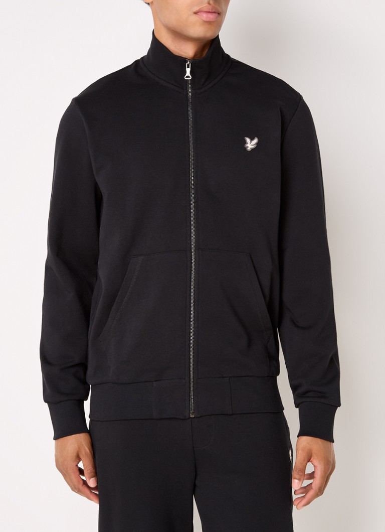 Mikina z organickej bavlny Lyle & Scott s logom a bočnými vreckami