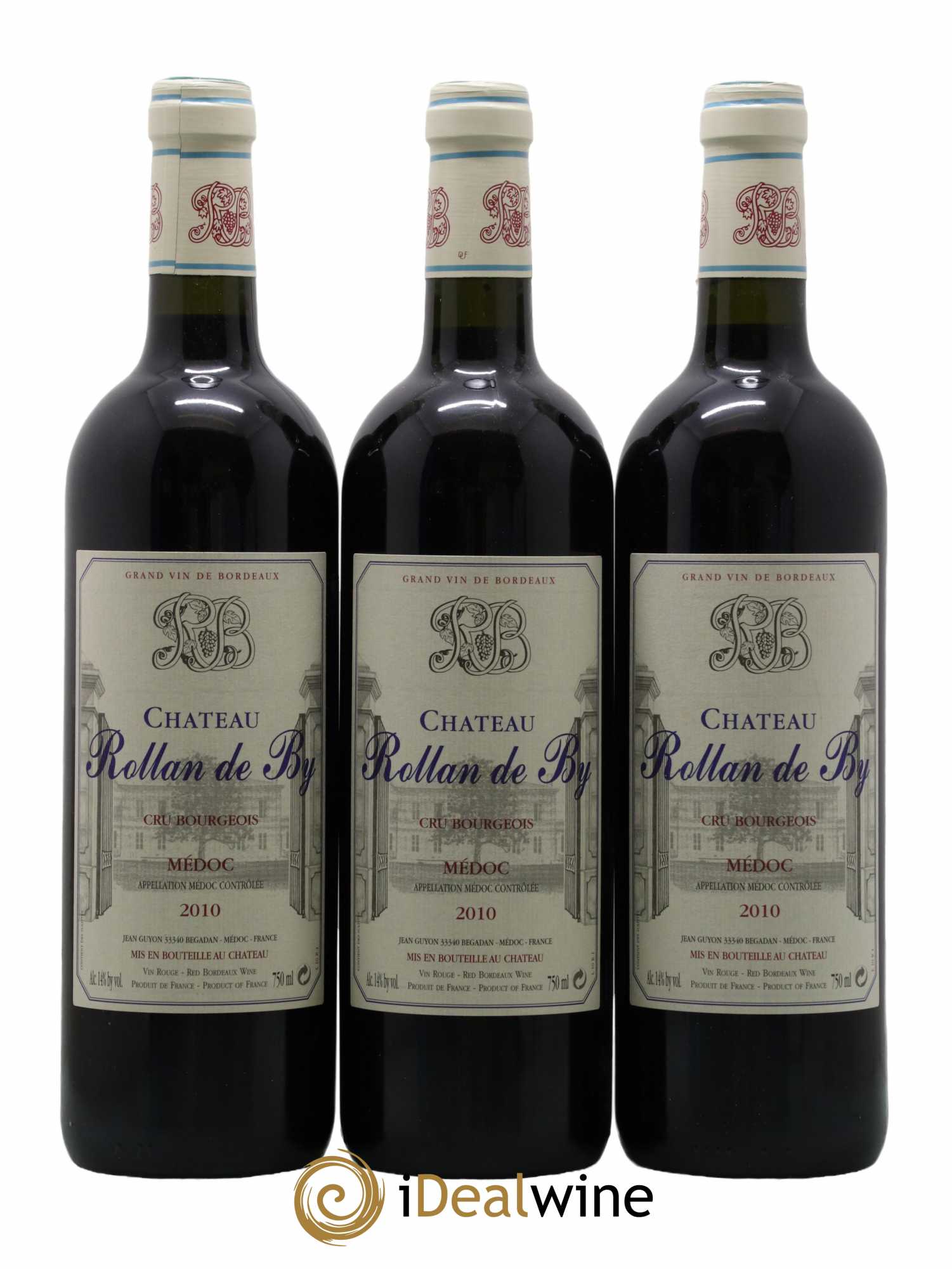 Château Rollan de By Cru Bourgeois  2010 - Lot de 6 Bouteilles