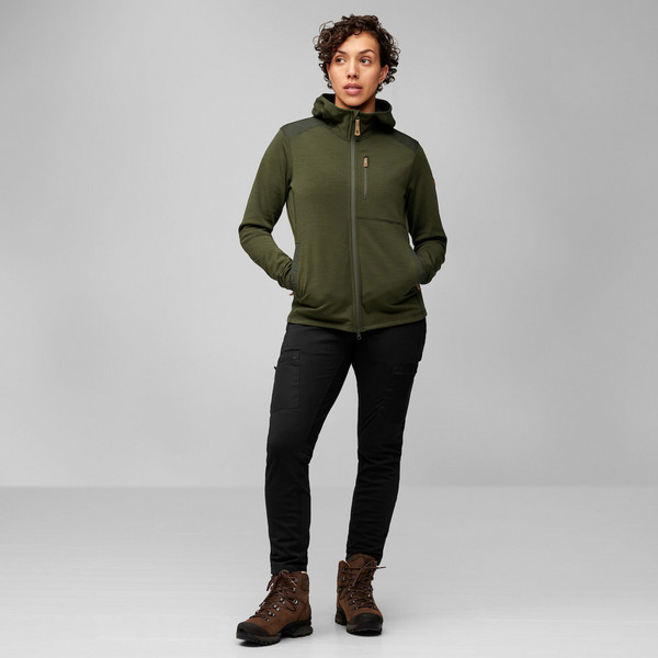KEB FLEECE HOODIE W Damen - Fleecejacke