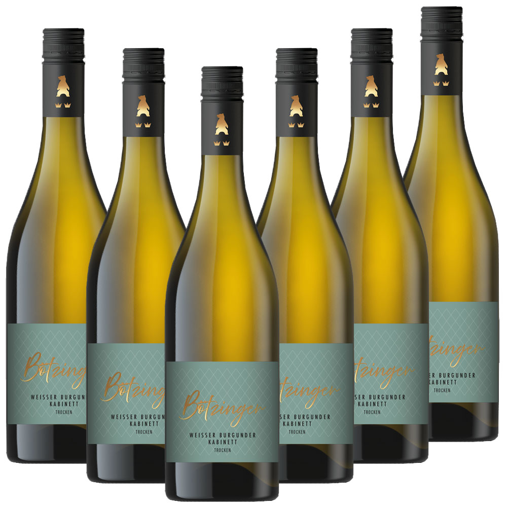 Winzergenossenschaft Bötzingen Der Bötzinger - Weißer Burgunder Kabinett trocken - 6er Karton