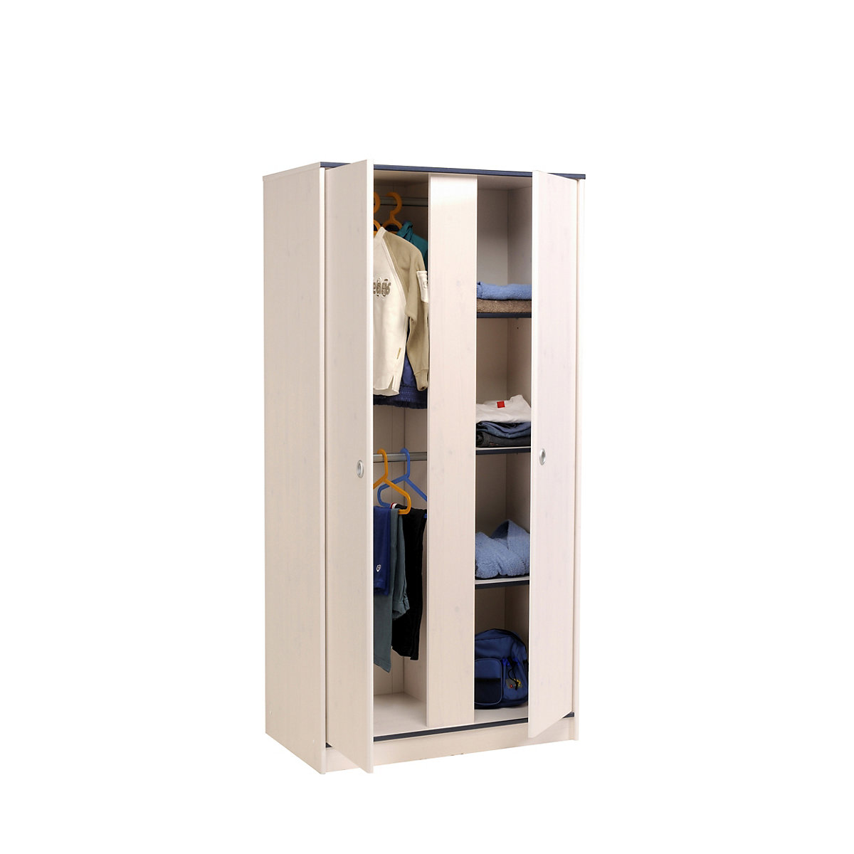 Kinderzimmer Smoozy 26 mit Bett, Nachtkommode, Schreibtisch und Kleiderschrank