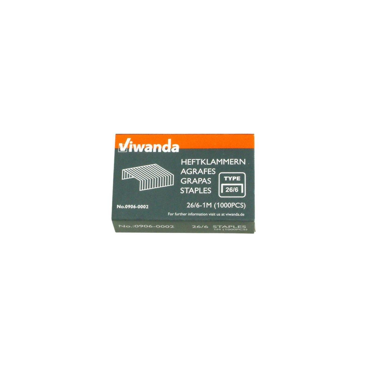 Viwanda Vi-Lite Heftklammern DIN 26/6 mm