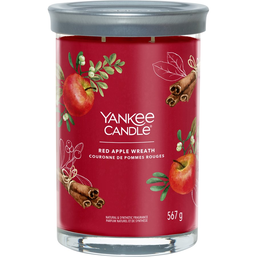 Tumbler Red Apple Wreath