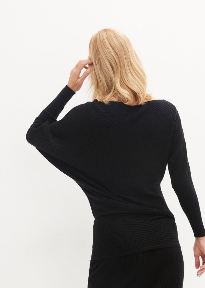 Pullover mit Carmen-Ausschnitt