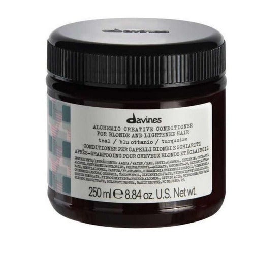 Davines Alchemic Creative Conditioner Til Blondt Og Lysnet Hår 250 ml Marineblå