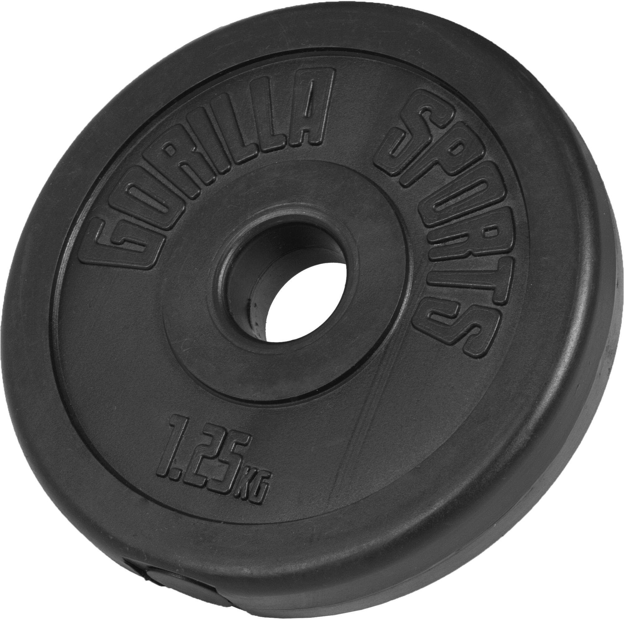 GORILLA SPORTS Kurzhantel Kurzhantelset Kunststoff 20 kg, (Spar-Set, mit Kurzhantelstangen)