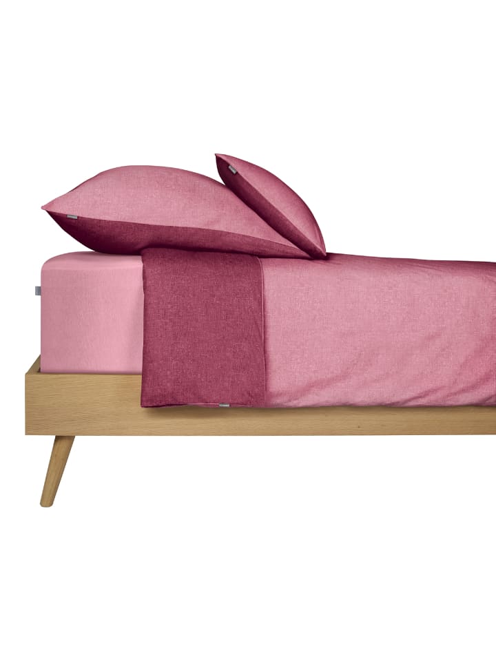 Schiesser Feinbiber-Spannbettlaken Finni in Rosa günstig kaufen