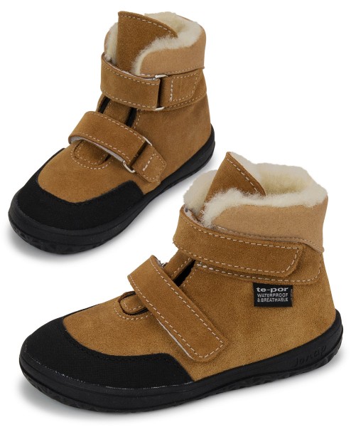 Jonap bare ~ Jerry HighCut Klettschuh Winter + TEX ~ Cinnamon