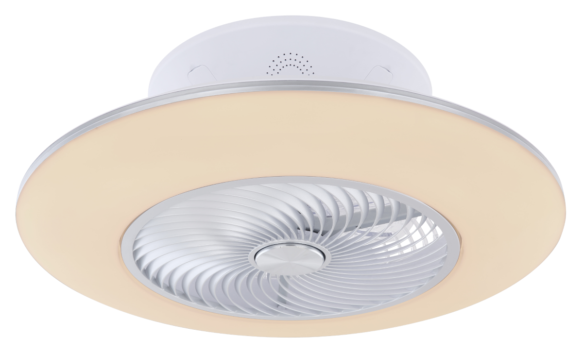 Globo Deckenventilator Kello Metall Weiß