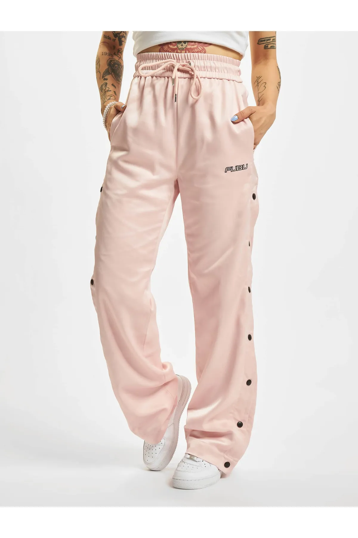 FUBU  Damen FW222-012-1 FUBU Corporate Satin Trainingshose