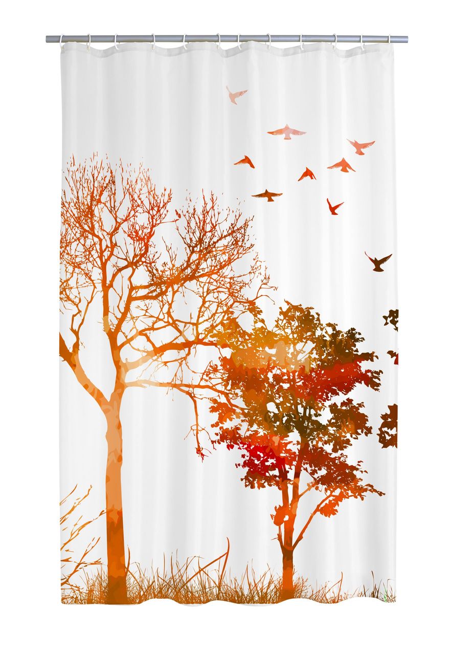 Ridder Duschvorhang Textil Jardin ca. 180x200 cm inkl. Ringe