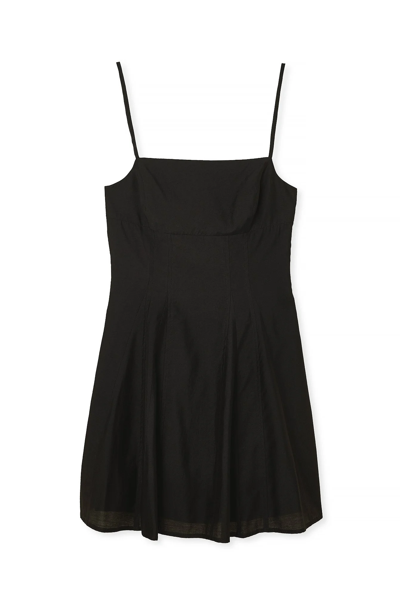 Minikleid mit offenem Rücken und Trägern