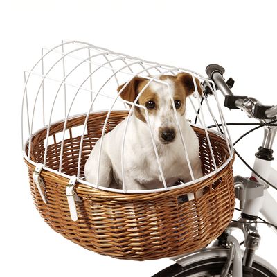 Aumüller Hunde-Fahrradkorb mit Schutzgitter
