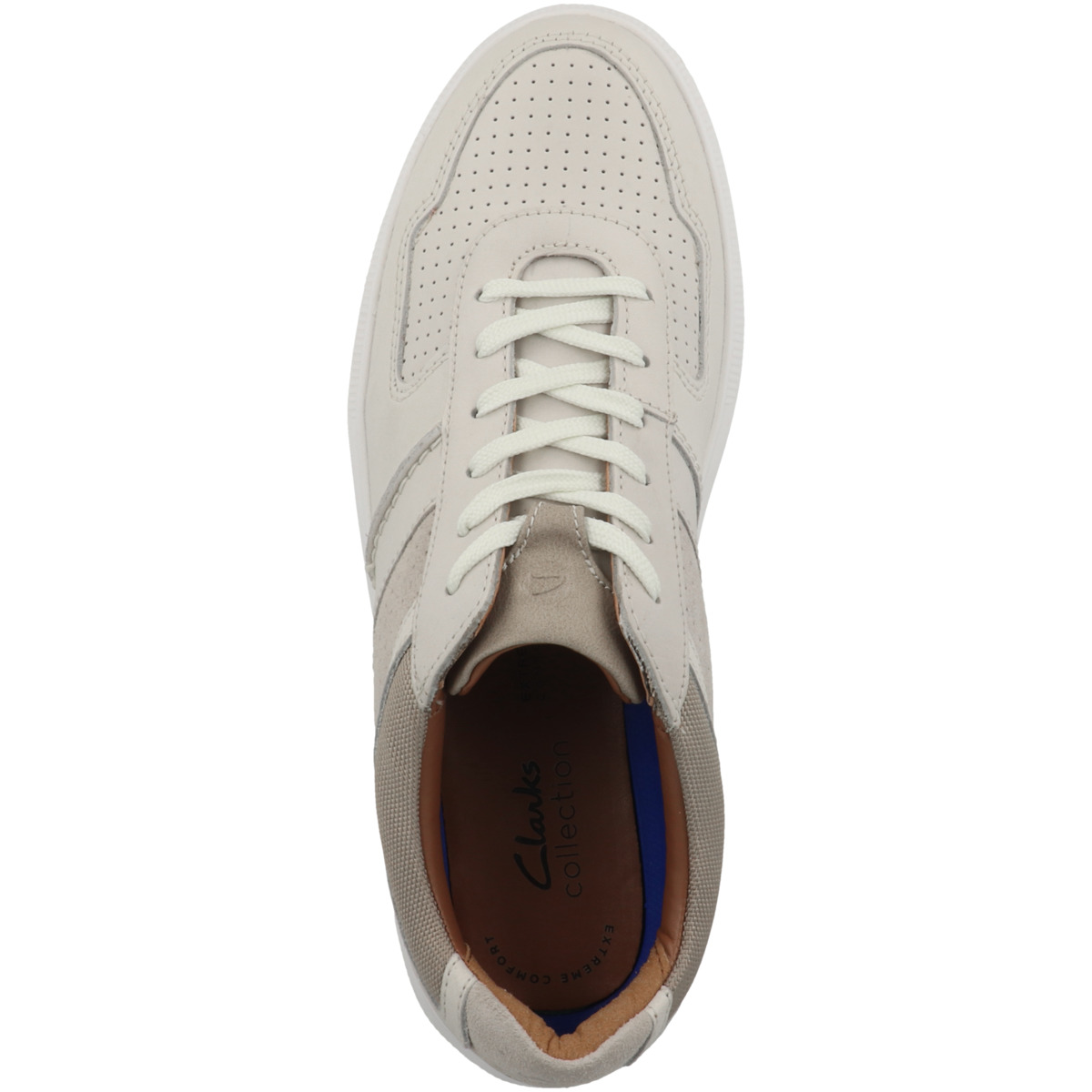 Clarks Cambro Race Sneaker Low weiss
