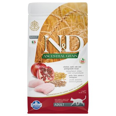 N&D Cat Ancestral Grain Adult mit Huhn & Granatapfel