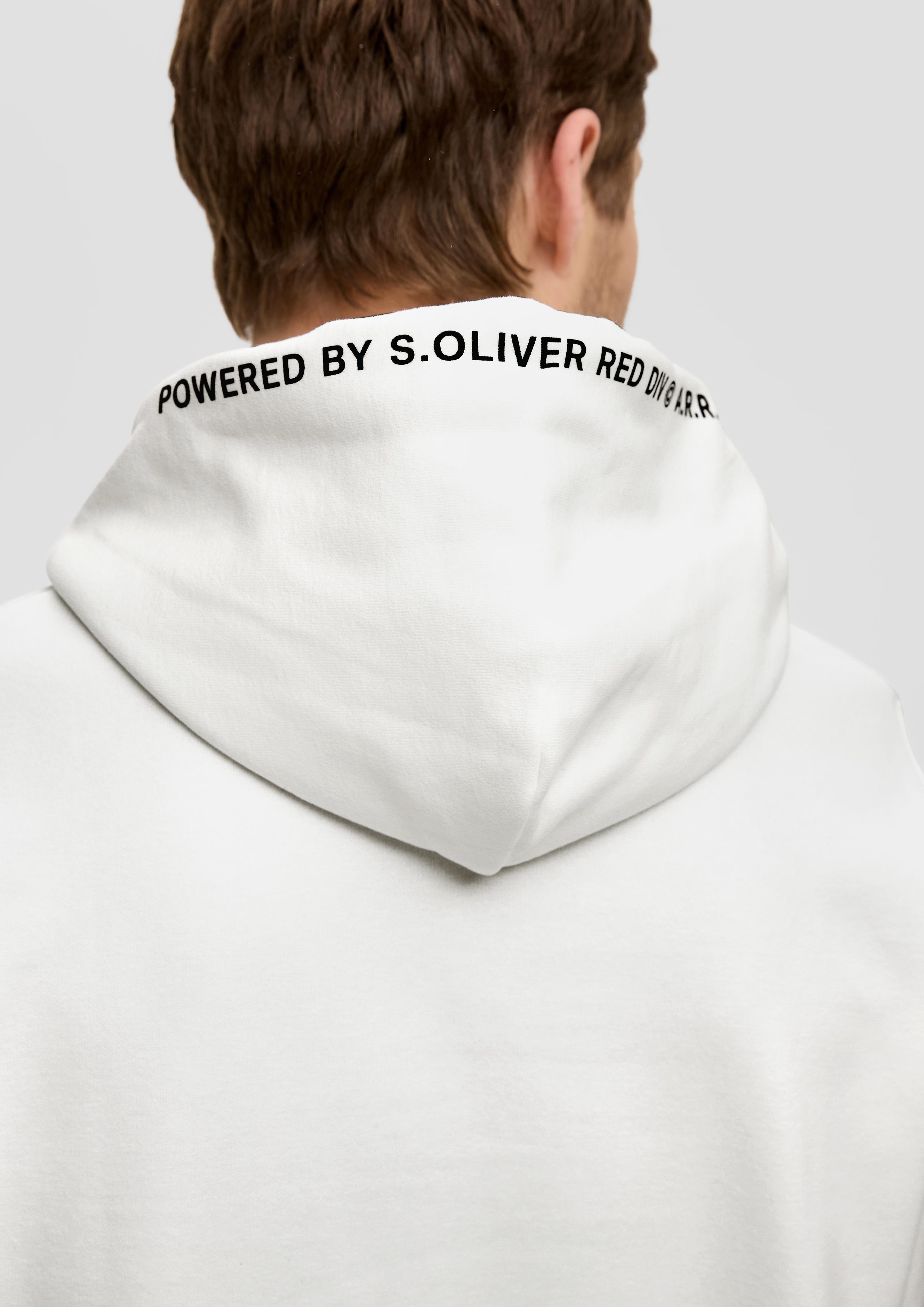 Kapuzensweater mit Labelprint  2141488-01D2