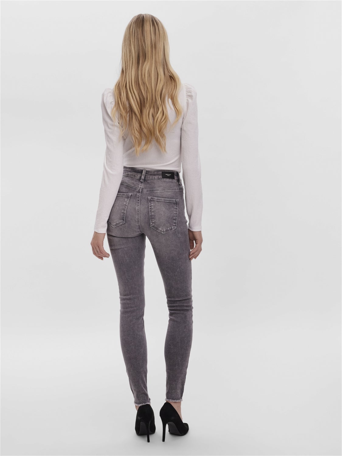 VMPEACH Mid Rise Skinny Fit Jeans