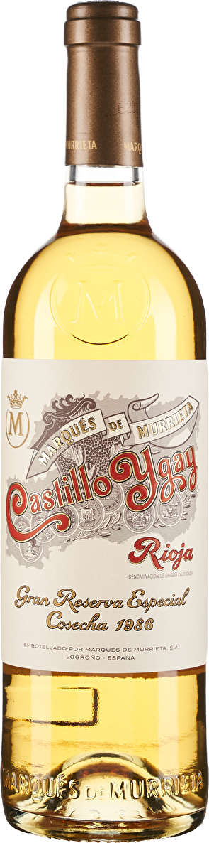 Marqués de Murrieta Castillo Ygay Blanco Rioja Gran Reserva Especial 1986