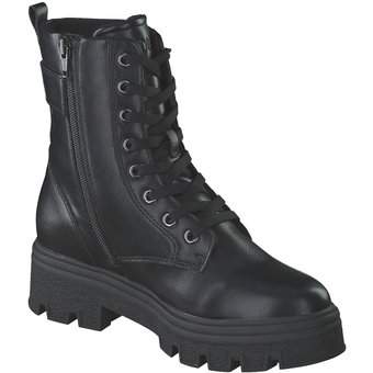 s.Oliver Schnürstiefelette in schwarz