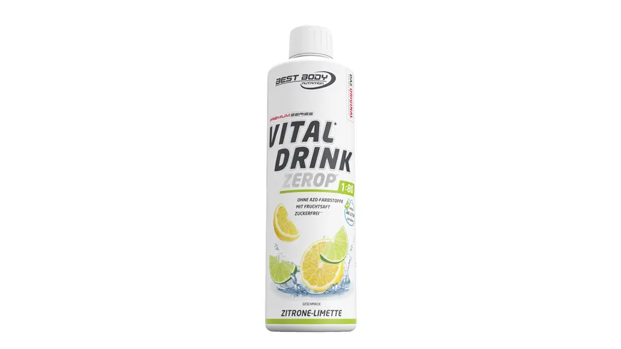 BEST BODY VitalDrink Getränkekonzentrat Ziitrone Limette 500 ml