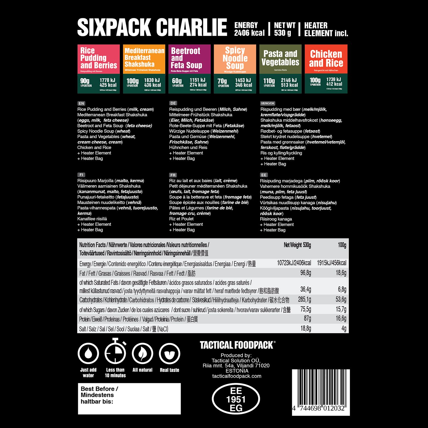 Sixpack Ration Charlie