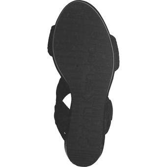 Calvin Klein Wedge Sandal Sling in schwarz