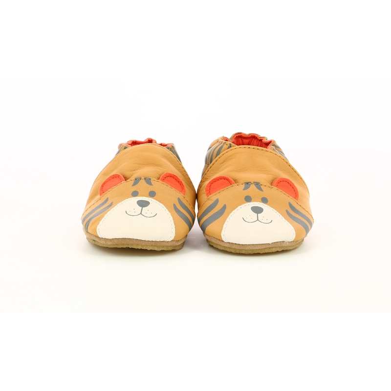 Chaussons cuir tannage vegetal Awesome Tiger