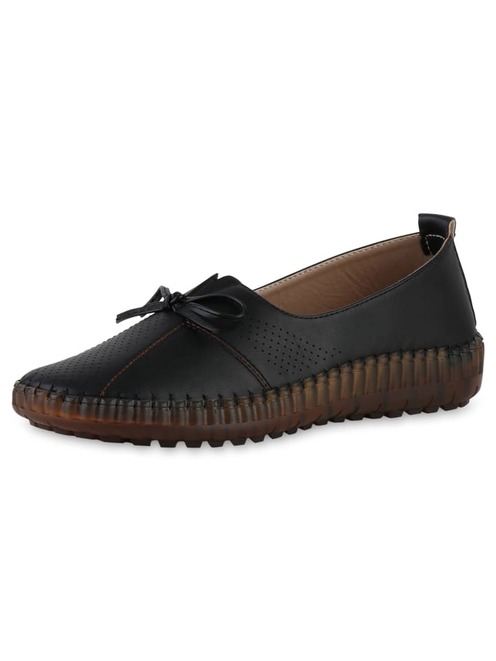 VAN HILL Slip Ons Anais in Schwarz günstig kaufen