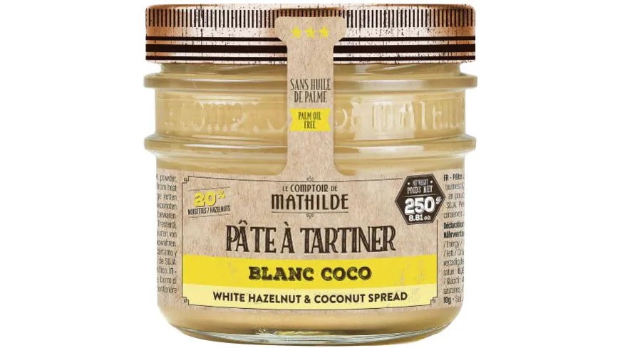 Le Comptoir de Mathilde Aufstrich Haselnuss-Kokos 250 g