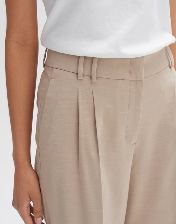 Bundfaltenhose Maiga twill