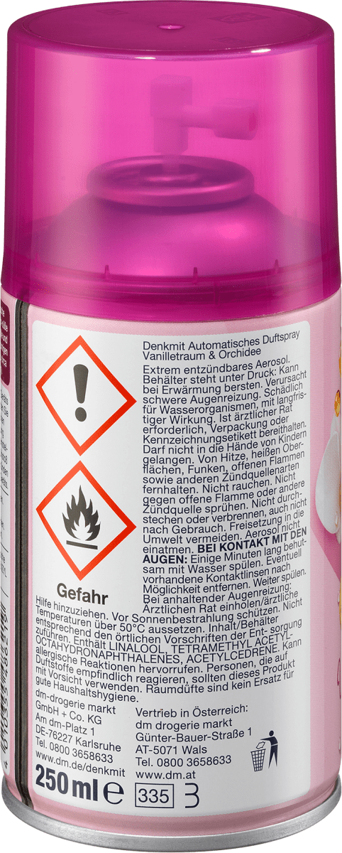 Lufterfrischer Vanilletraum & Orchidee Nachfüllpack, 250 ml