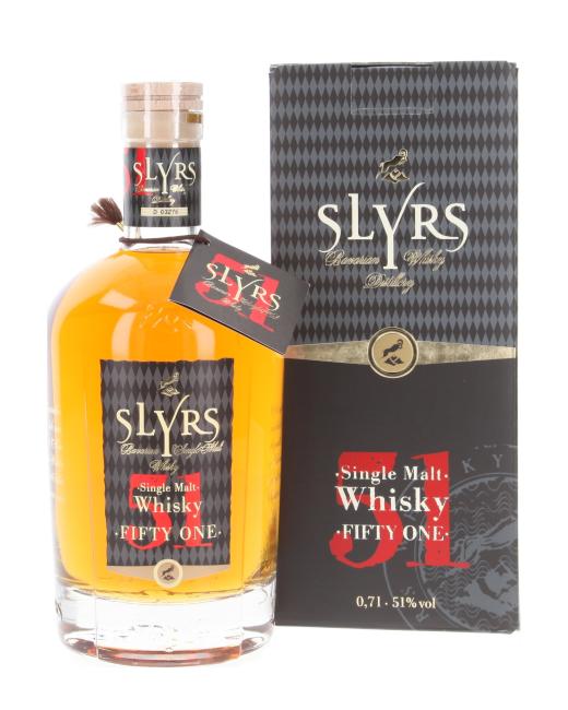 Slyrs Fifty One 0,7 l·51 % vol